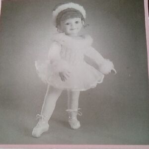 Vintage Porcelain Ballerina Doll in White Tutu- The Ashton Drake Galleries